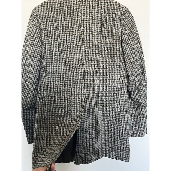 Burberrys' Vintage Houndstooth Wool Blazer Size 42R - Picture 6 of 15